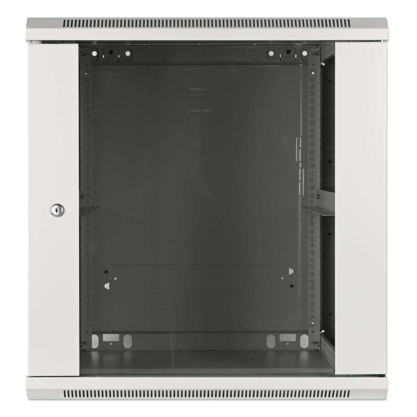 19" Wallmount Cabinet, 12U, 600 mm (23.6 in.) Depth, Gray Image 3