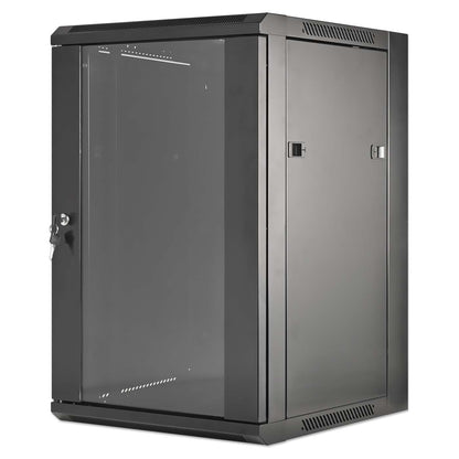 19" Wallmount Cabinet, 15U, 450 mm (17.7 in.) Depth, Black Image 1