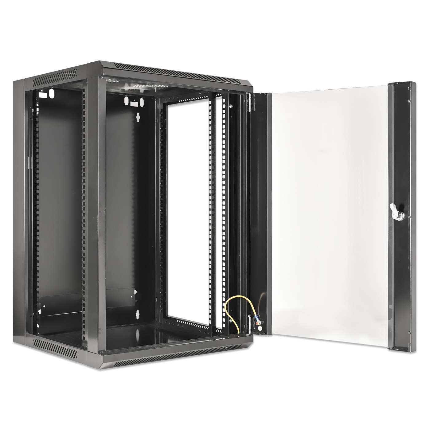 19" Wallmount Cabinet, 15U, 450 mm (17.7 in.) Depth, Black Image 5