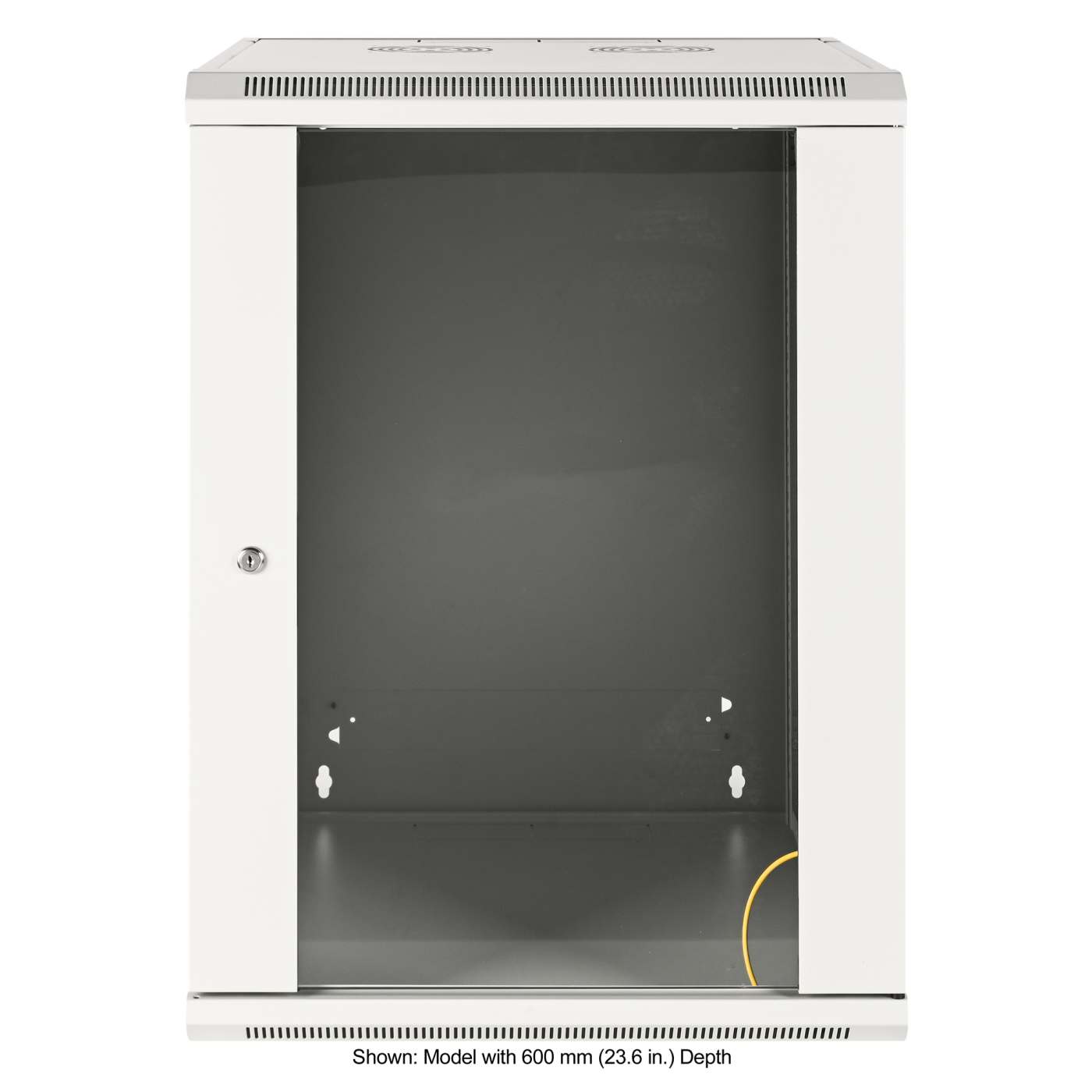 19" Wallmount Cabinet, 15U, 450 mm (17.7 in.) Depth, Gray Image 3
