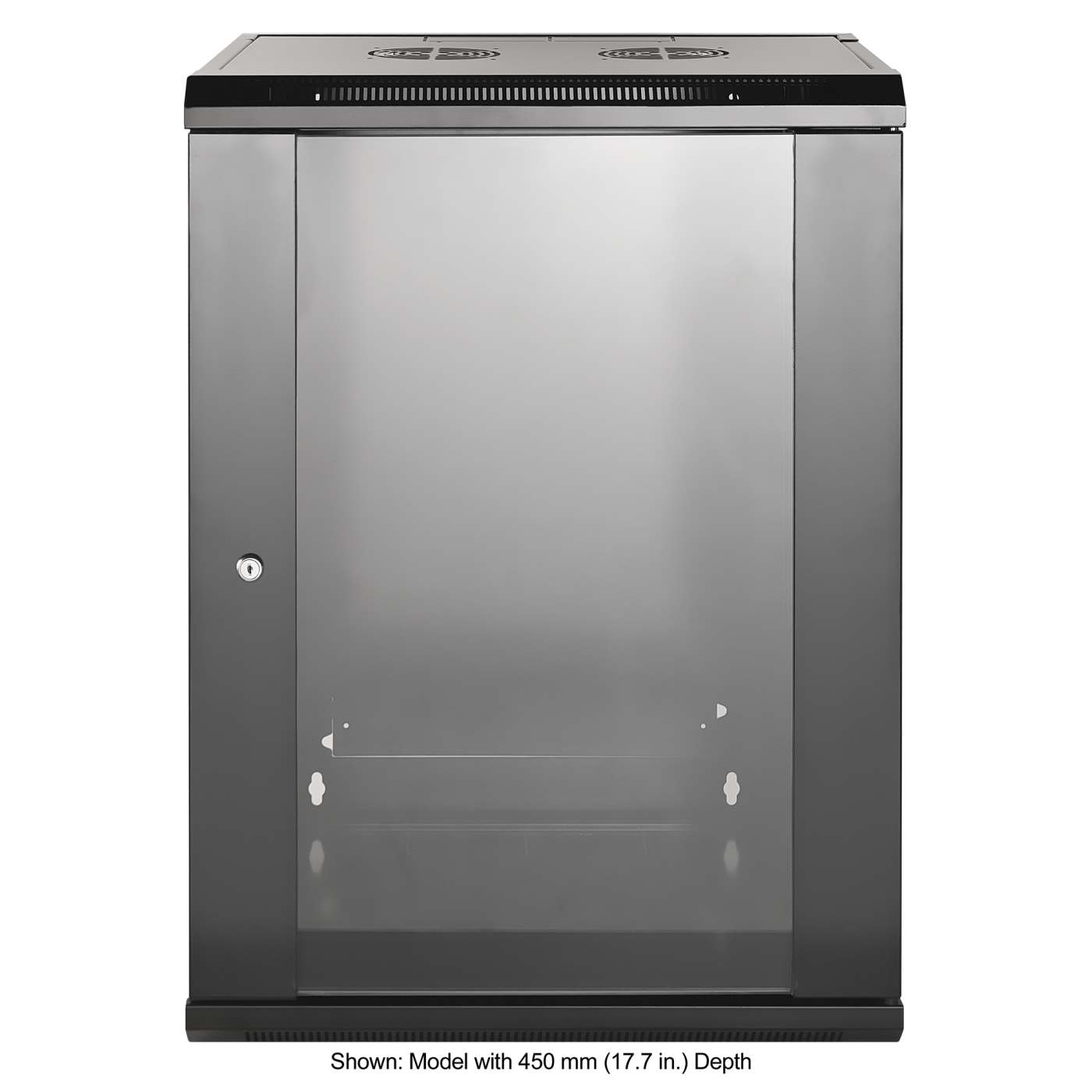 19" Wallmount Cabinet, 15U, 600 mm (23.6 in.) Depth, Black Image 4