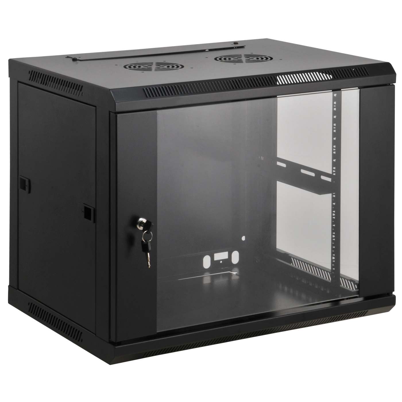 19" Wallmount Cabinet, 15U, 600 mm (23.6 in.) Depth, Black Image 1