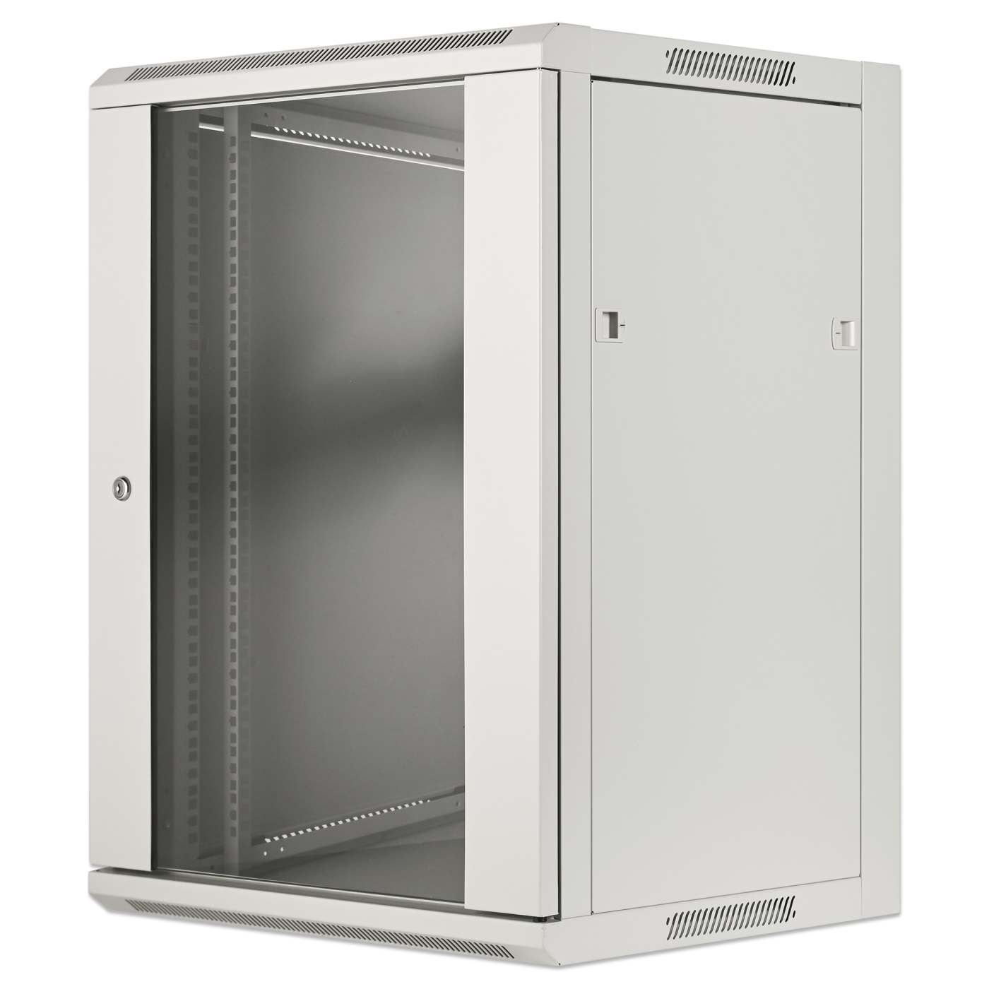 19" Wallmount Cabinet, 15U, 600 mm (23.6 in.) Depth, Gray Image 1