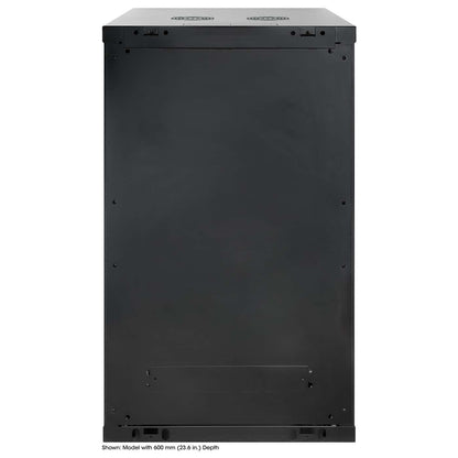 19" Wallmount Cabinet, 20U, 450 mm (17.7 in.) Depth, Black Image 4