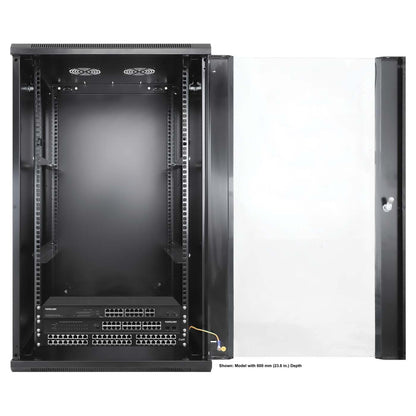 19" Wallmount Cabinet, 20U, 450 mm (17.7 in.) Depth, Black Image 7