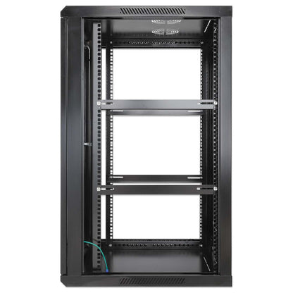 19" Wallmount Cabinet, 20U, 600 mm (23.6 in.) Depth, Black Image 5