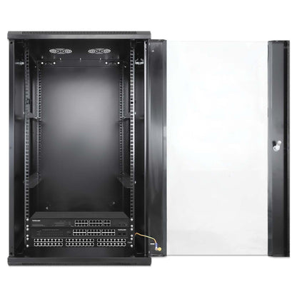 19" Wallmount Cabinet, 20U, 600 mm (23.6 in.) Depth, Black Image 7