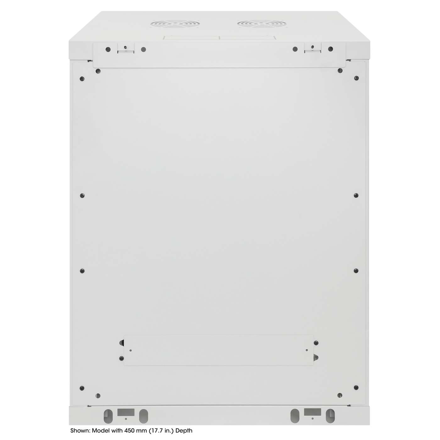 19" Wallmount Cabinet, 20U, 600 mm (23.6 in.) Depth, Gray Image 4