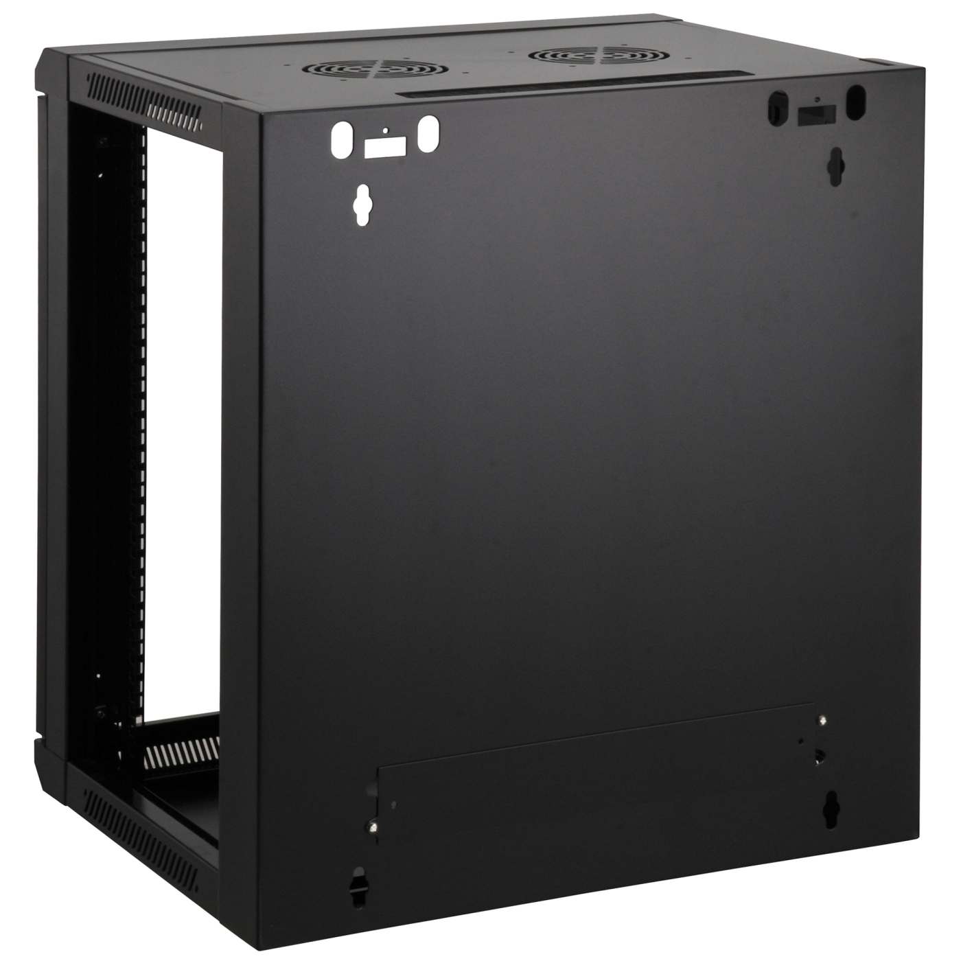 19" Wallmount Cabinet, 6U, 450 mm (17.7 in.) Depth, Black Image 4