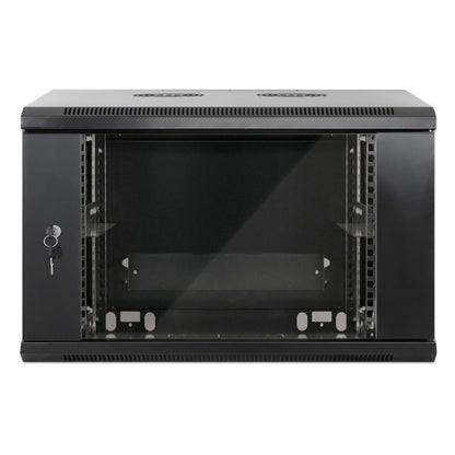 19" Wallmount Cabinet, 6U, 450 mm (17.7 in.) Depth, Black Image 3