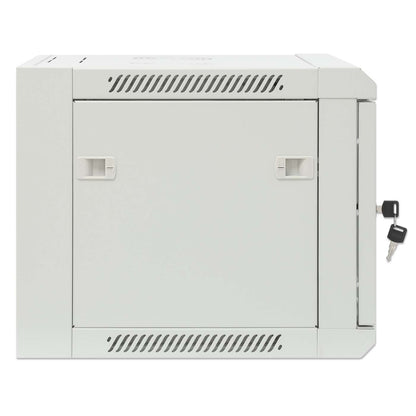 19" Wallmount Cabinet, 6U, 450 mm (17.7 in.) Depth, Gray Image 5