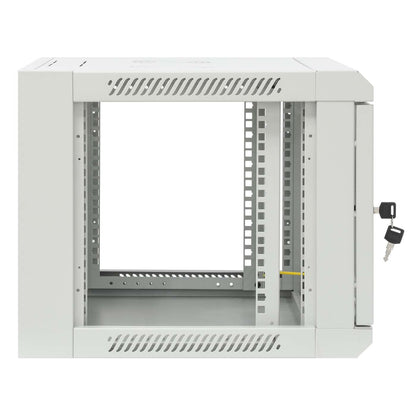 19" Wallmount Cabinet, 6U, 450 mm (17.7 in.) Depth, Gray Image 7
