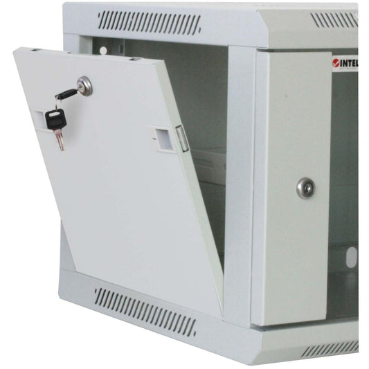 19" Wallmount Cabinet, 6U, 450 mm (17.7 in.) Depth, Gray Image 2