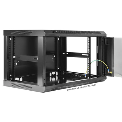 19" Wallmount Cabinet, 6U, 600 mm (23.6 in.) Depth, Black Image 5
