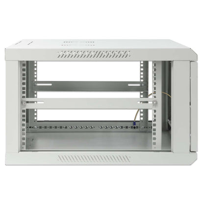 19" Wallmount Cabinet, 6U, 600 mm (23.6 in.) Depth, Gray Image 6