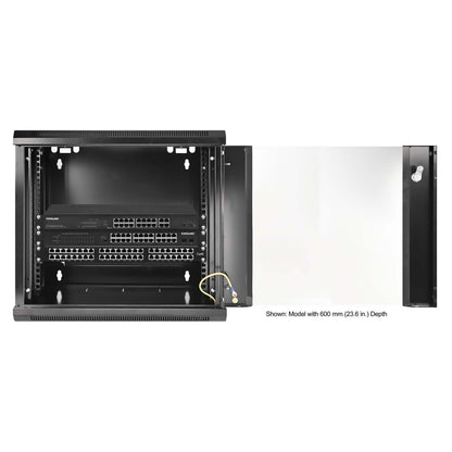 19" Wallmount Cabinet, 9U, 450 mm (17.7 in.) Depth, Black Image 5
