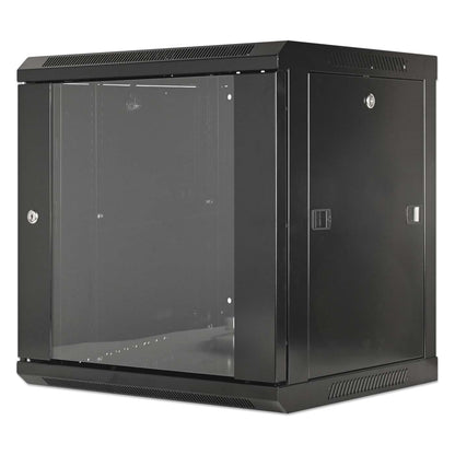 19" Wallmount Cabinet, 9U, 450 mm (17.7 in.) Depth, Black Image 1