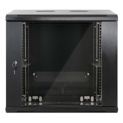 19" Wallmount Cabinet, 9U, 450 mm (17.7 in.) Depth, Black Image 3