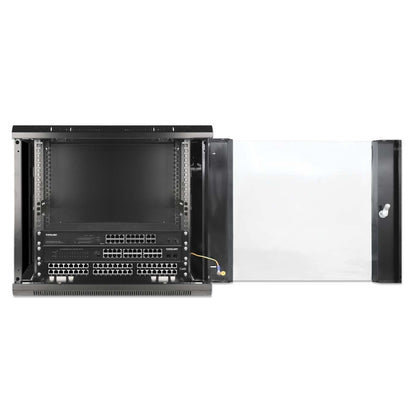 19" Wallmount Cabinet, 9U, 450 mm (17.7 in.) Depth, Black Image 7