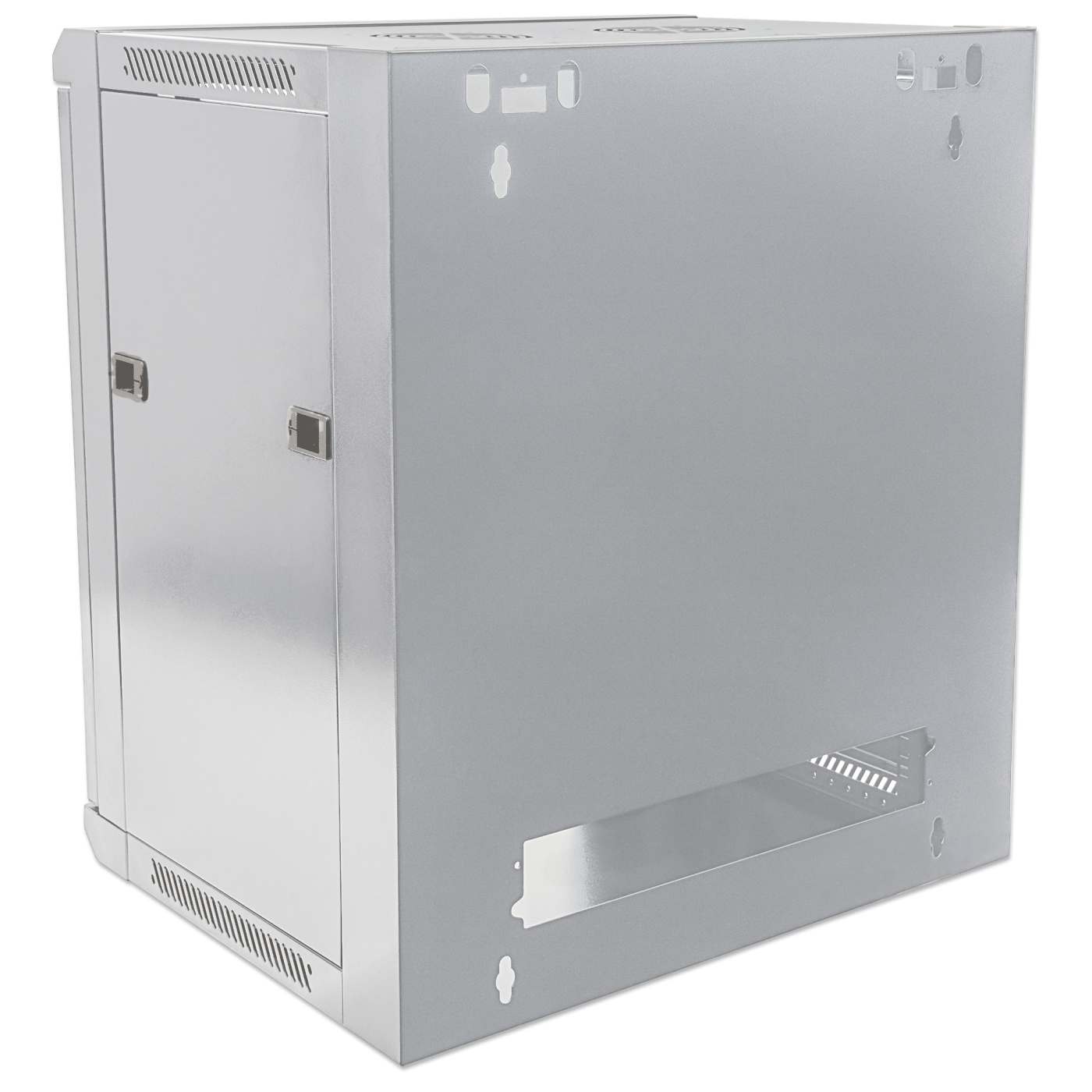 19" Wallmount Cabinet, 9U, 450 mm (17.7 in.) Depth, Gray Image 7