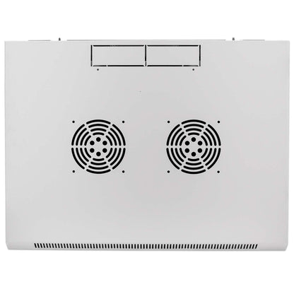 19" Wallmount Cabinet, 9U, 450 mm (17.7 in.) Depth, Gray Image 7
