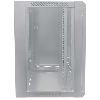 19" Wallmount Cabinet, 9U, 600 mm (23.6 in.) Depth, Gray Image 5