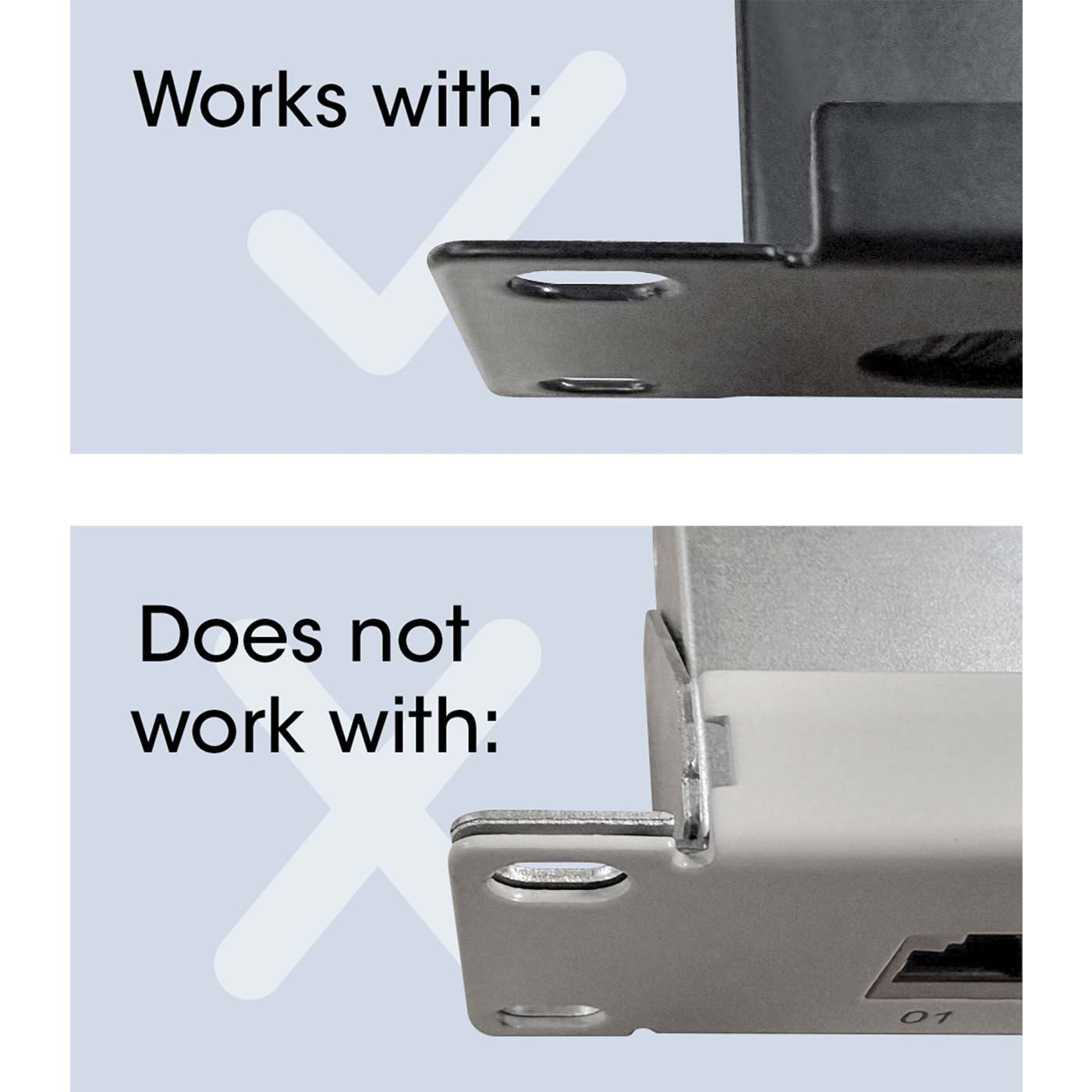 1U Tool-Free Rack Mount Clip, 12-Pack Image 8