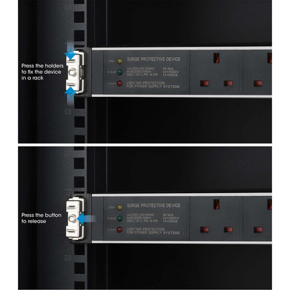 1U Tool-Free Rack Mount Clip, 12-Pack Image 9