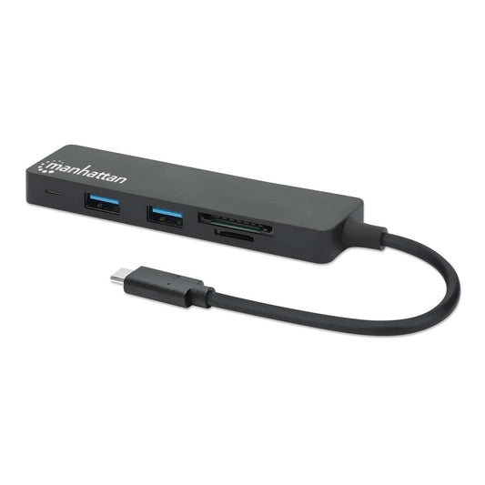 3-Port USB 3.0 Type-C Hub with Card Reader Image 1