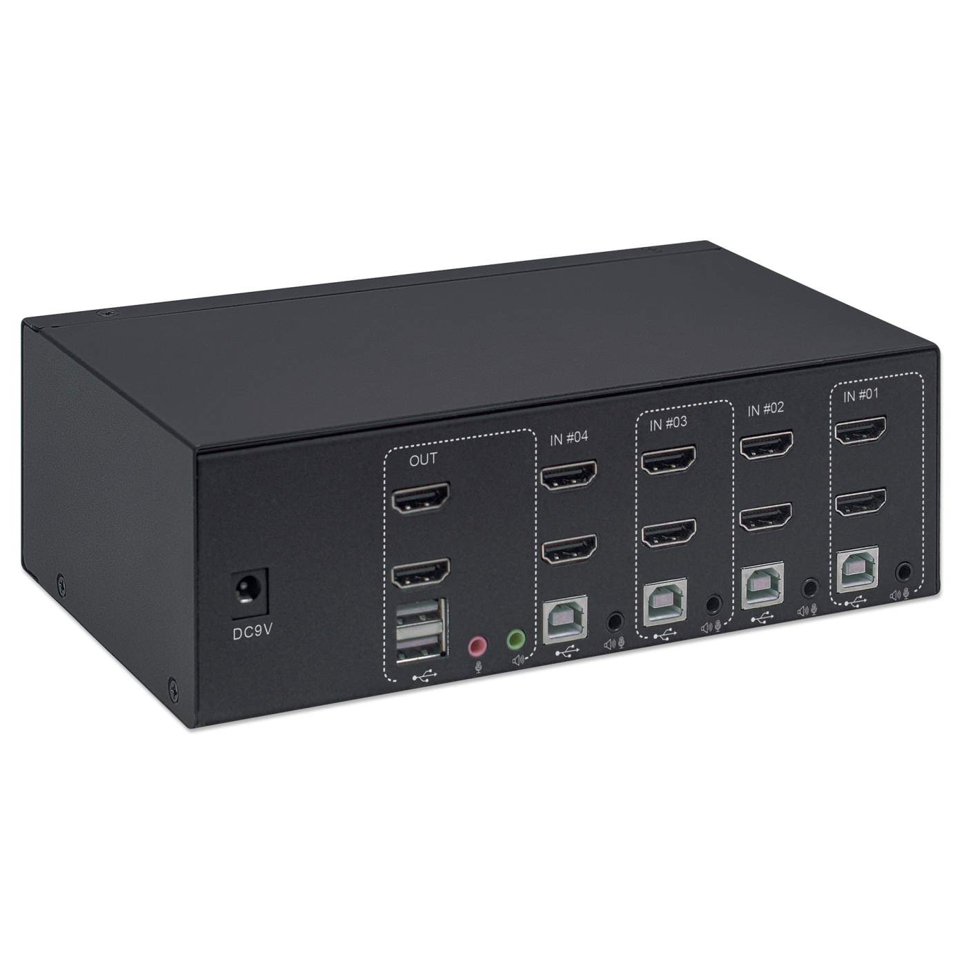 4-Port Dual-Monitor HDMI KVM Switch Image 6