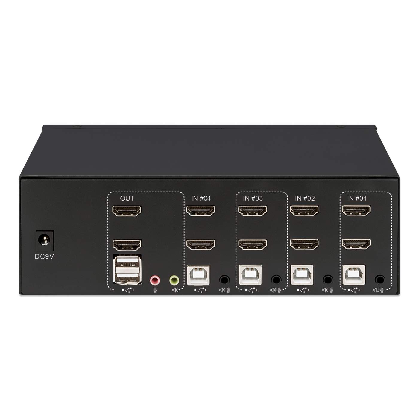4-Port Dual-Monitor HDMI KVM Switch Image 7