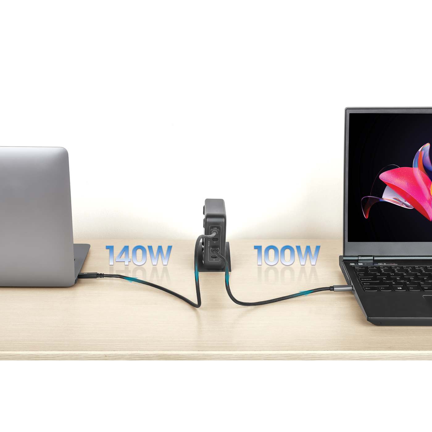 4-Port GaN USB Power Delivery Charging Station - 240 W / PD 3.1 Image 5