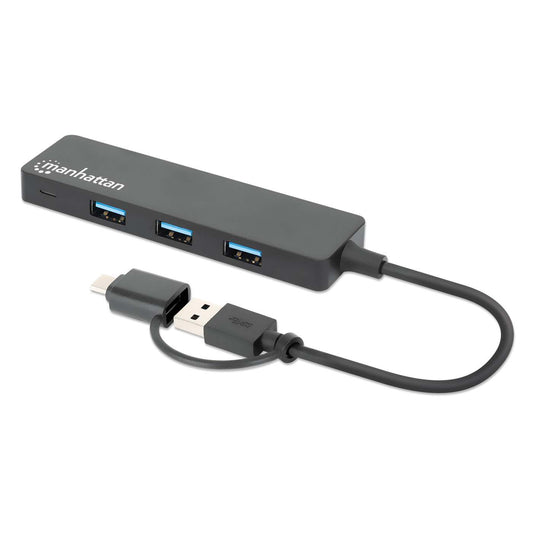 4-Port USB 3.0 Type-C / Type-A Combo Hub Image 1