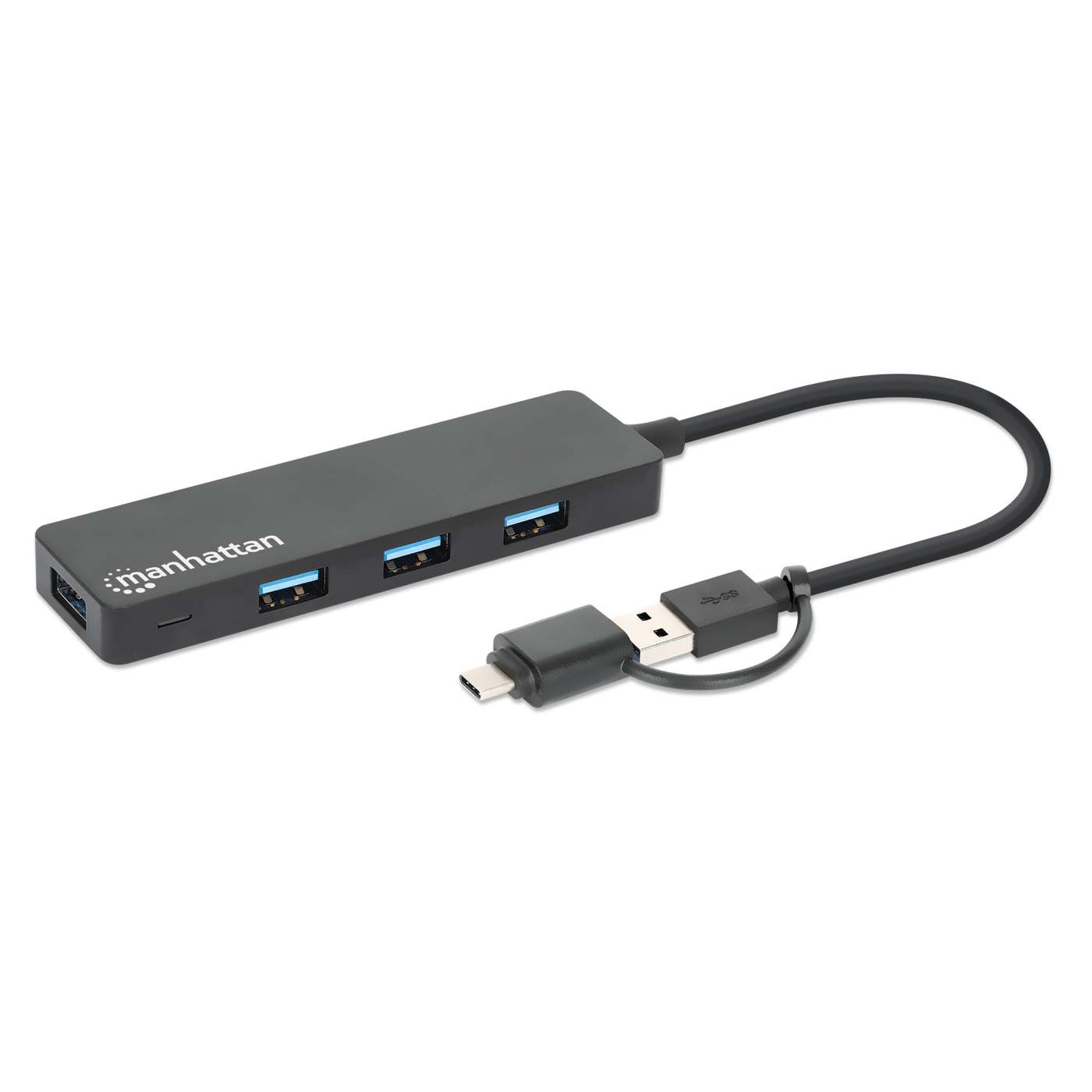 4-Port USB 3.0 Type-C / Type-A Combo Hub Image 3