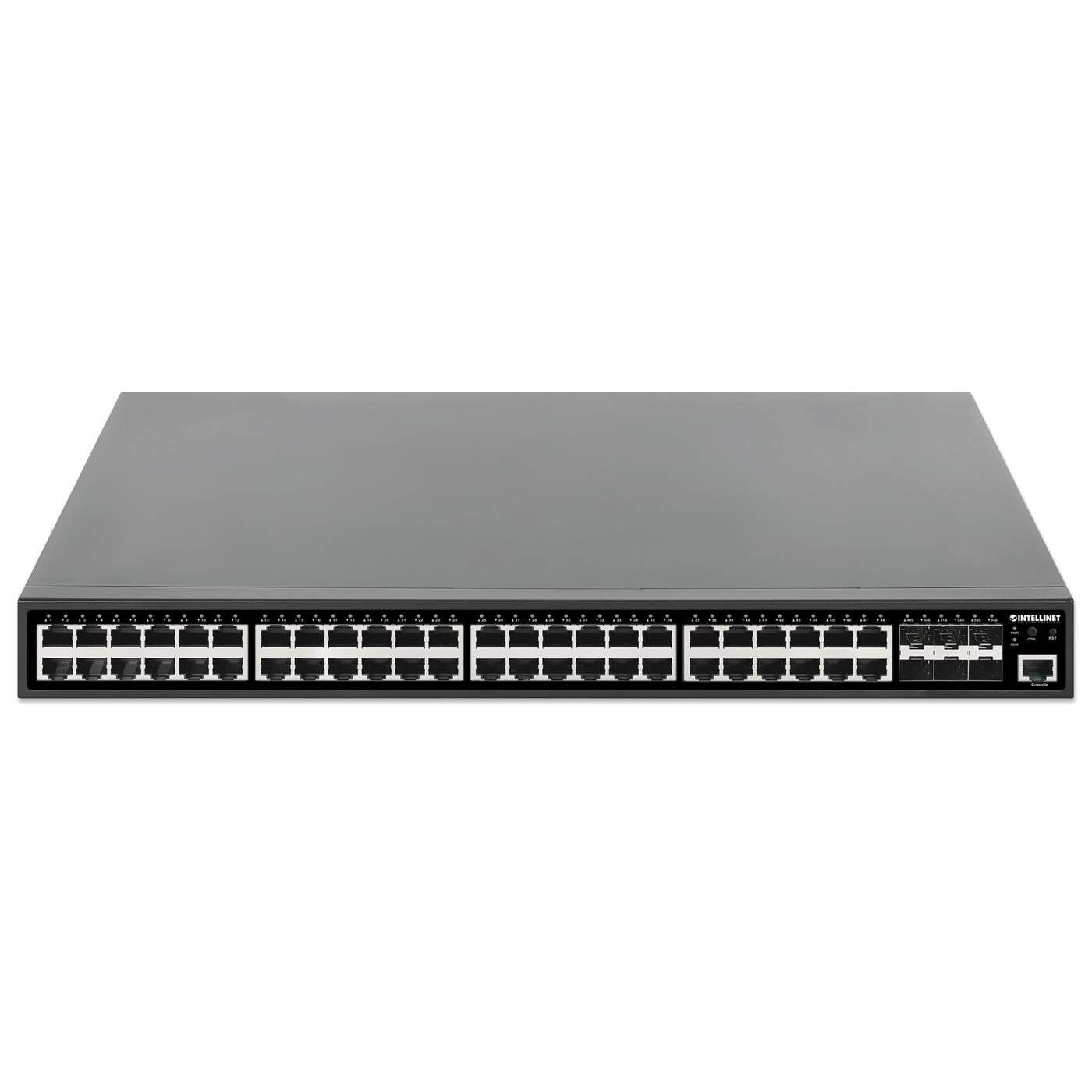 54-Port L2+ Fully Managed PoE+ Switch with 48 Gigabit Ethernet Ports and 6 SFP+ Uplinks Image 4
