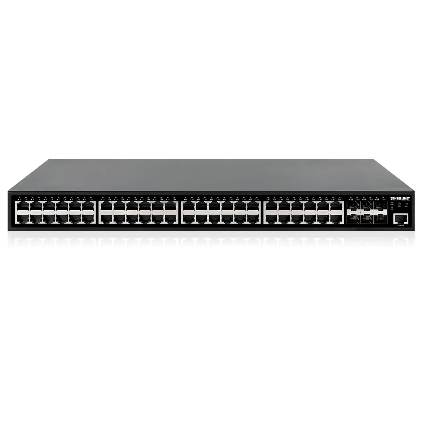 54-Port L2+ Fully Managed PoE+ Switch with 48 Gigabit Ethernet Ports and 6 SFP+ Uplinks Image 6