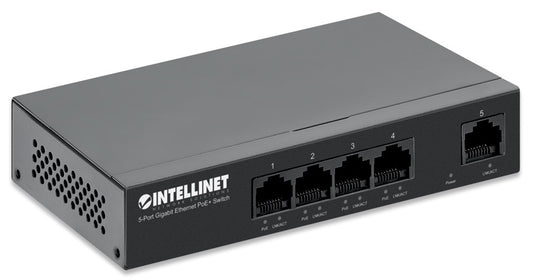 5-Port Gigabit Ethernet PoE+ Switch