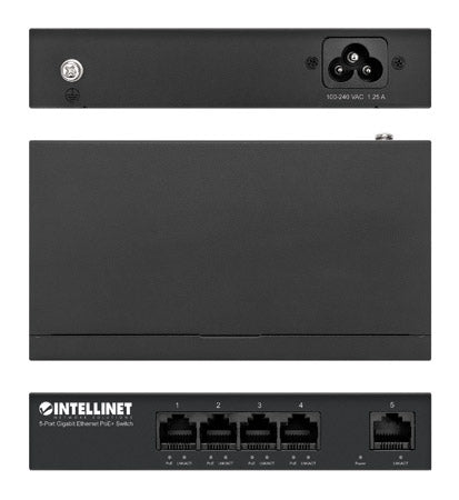 5-Port Gigabit Ethernet PoE+ Switch