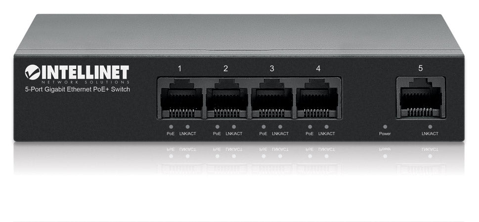 5-Port Gigabit Ethernet PoE+ Switch