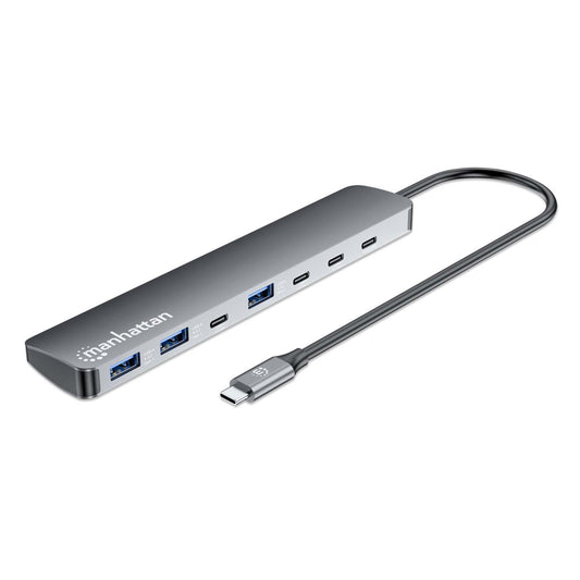 7-Port 10G/5G USB-C / USB-A Hub 4+3 with Power Delivery Image 1