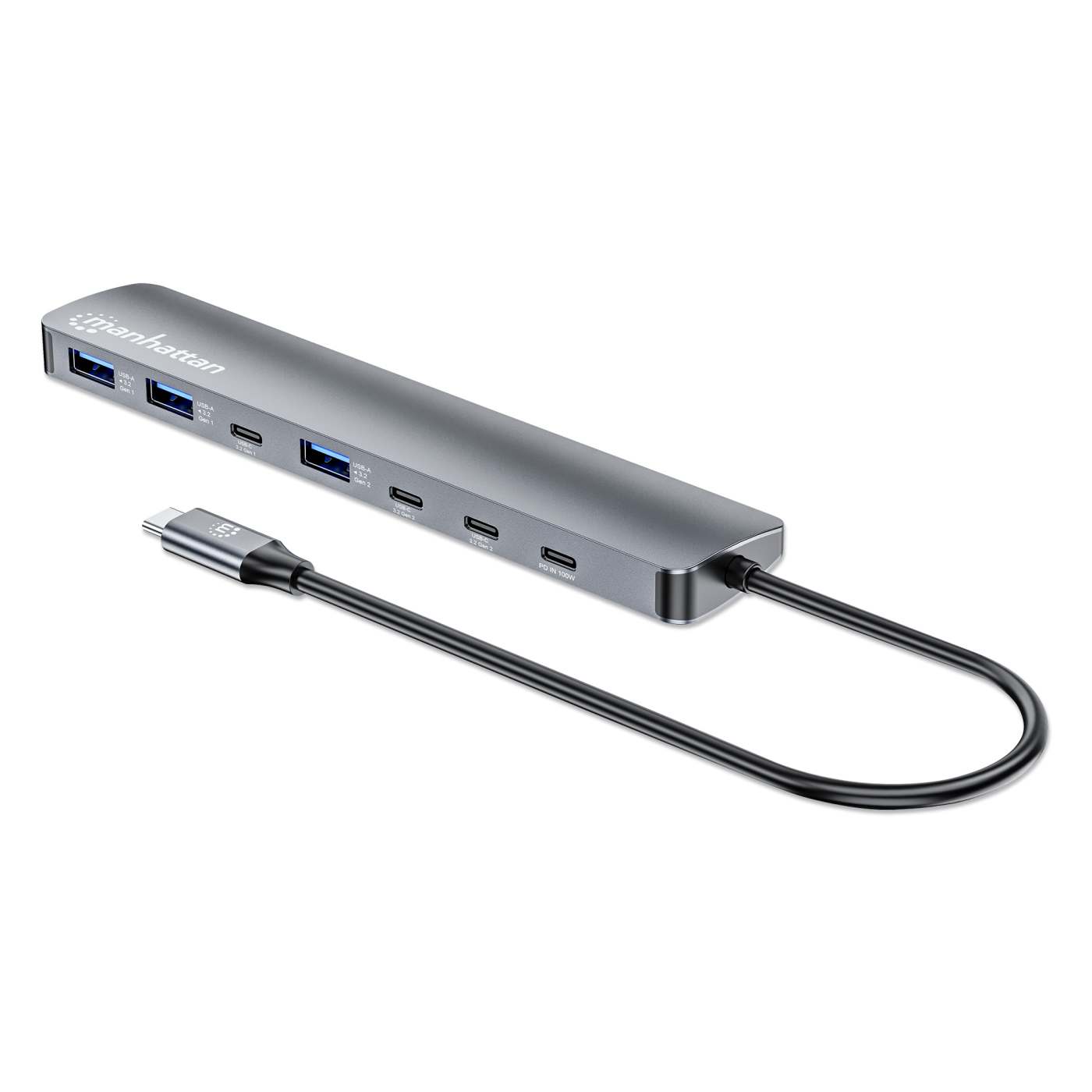 7-Port 10G/5G USB-C / USB-A Hub 4+3 with Power Delivery Image 3