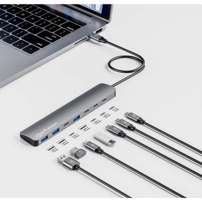 7-Port 10G/5G USB-C / USB-A Hub 4+3 with Power Delivery Image 4