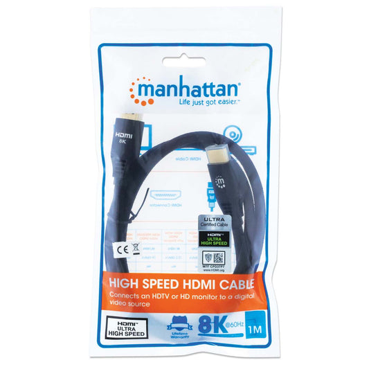 8K@60Hz Certified Ultra High Speed HDMI Cable with Ethernet, 1 m (3 ft.) Packaging Image 2