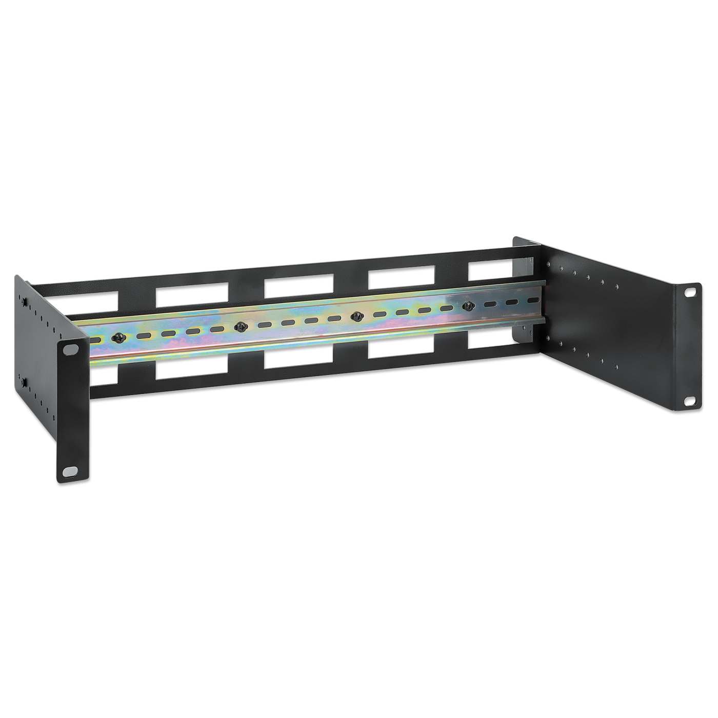 Adjustable 19" Rackmount DIN Rail Kit, 2U Image 3