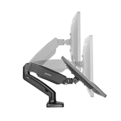 Aluminum Gas Spring Single Monitor Desk Mount Image 4