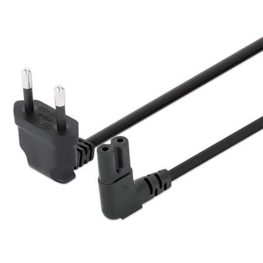 Angled EU Power Cable C7 to CEE 7/16, 2 m Image 1