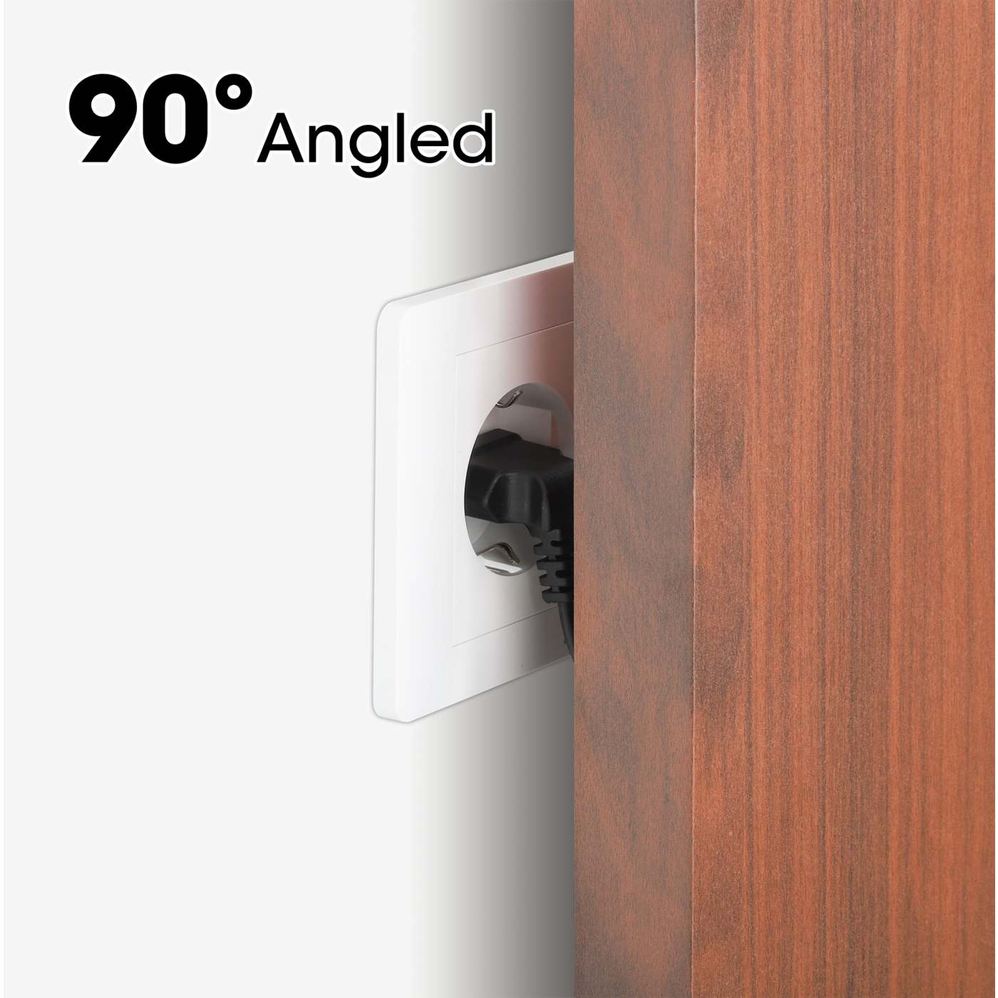 Angled EU Power Cable C7 to CEE 7/16, 2 m Image 4