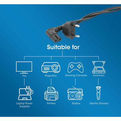 Angled EU Power Cable C7 to CEE 7/16, 2 m Image 7