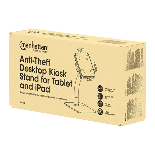 Anti-Theft Desktop Kiosk Stand for Tablet and iPad Packaging Image 2