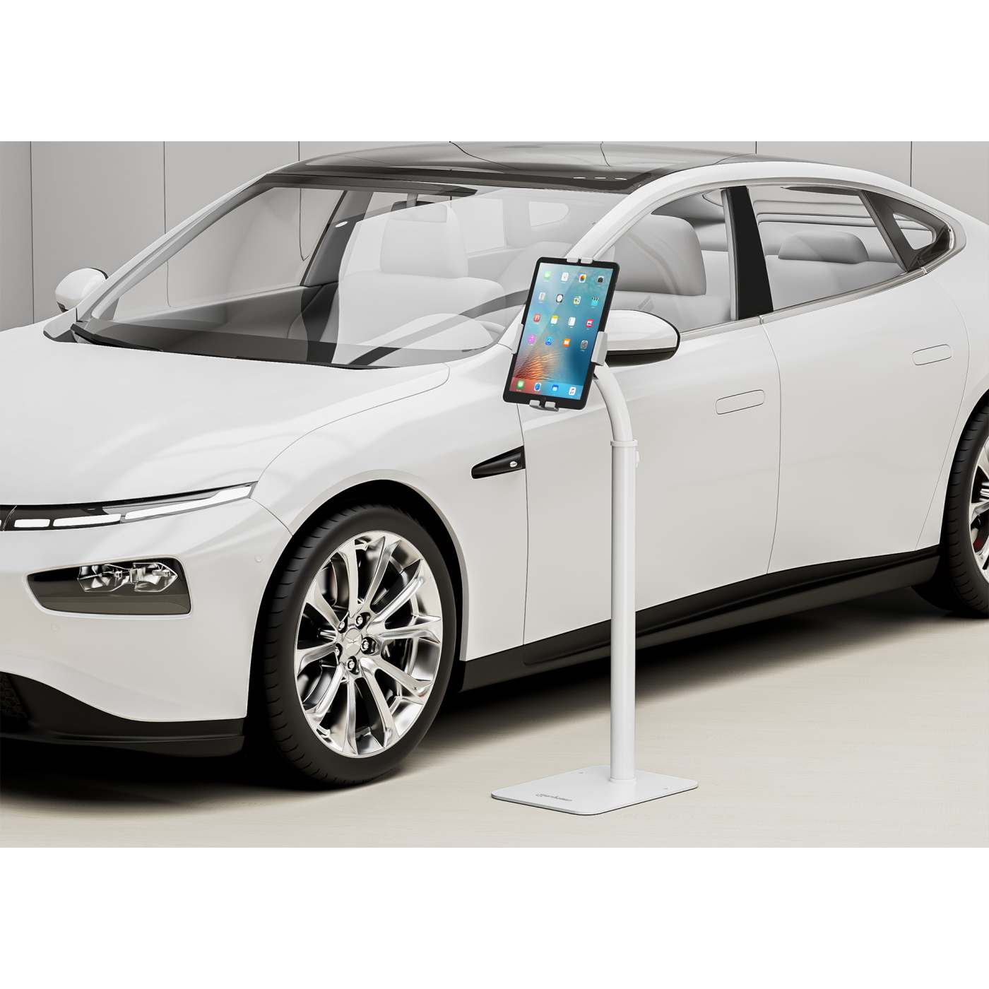 Anti-Theft Kiosk Floor Stand for Tablet and iPad Image 14